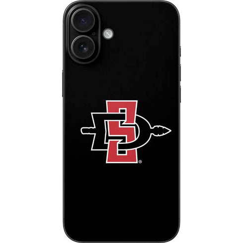 San Diego State University Aztecs Logo iPhone 16 Plus Skin
